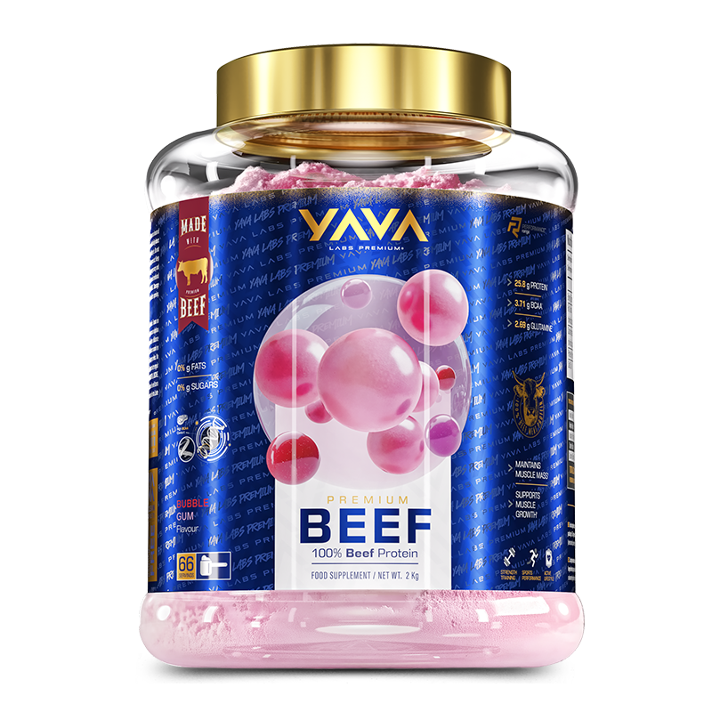 Yava Labs Premium Beef Bubble Gum Flavor