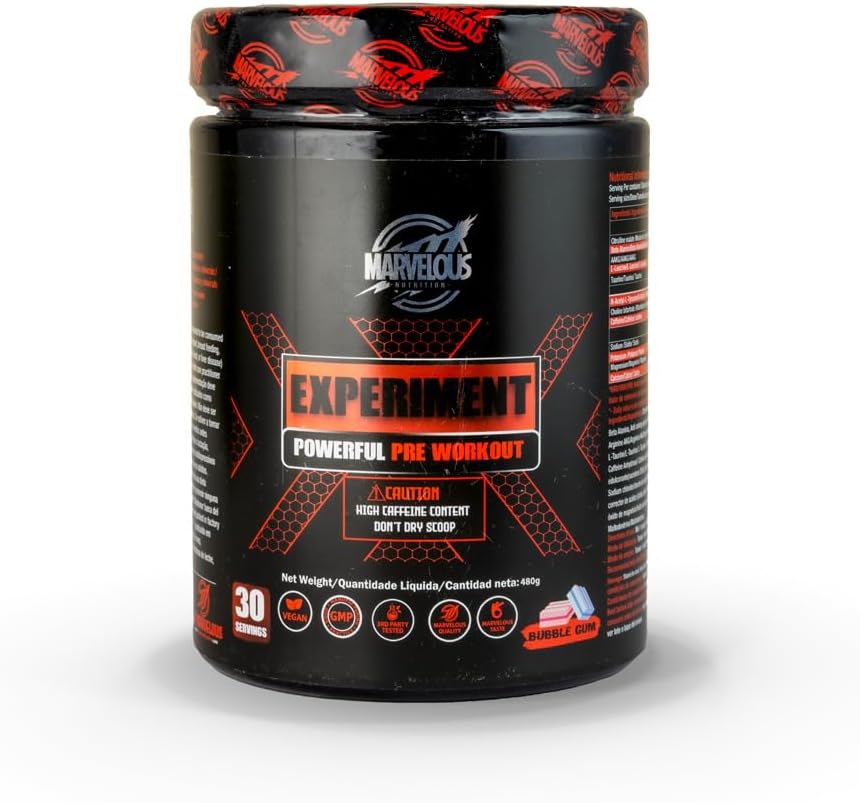 Marvelous Experiment Pre-Workout 480g - Bubble Gum
