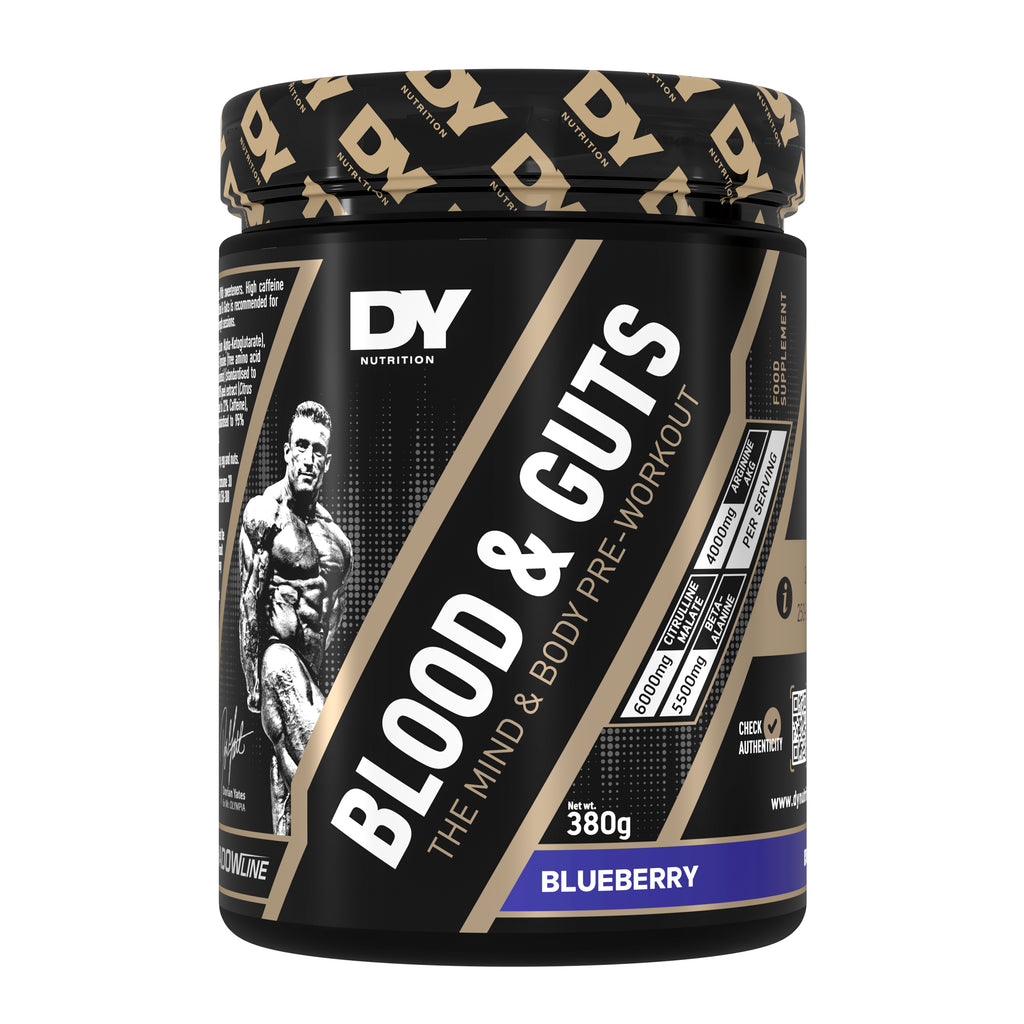 DY Blood and Guts Pre-Workout 380g - blueberry