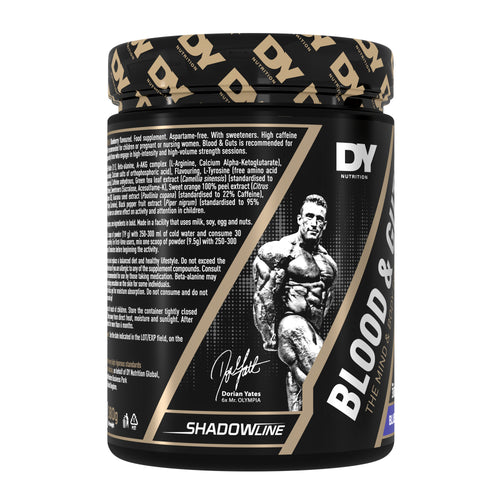 DY Blood and Guts Pre-Workout 380g - blueberry