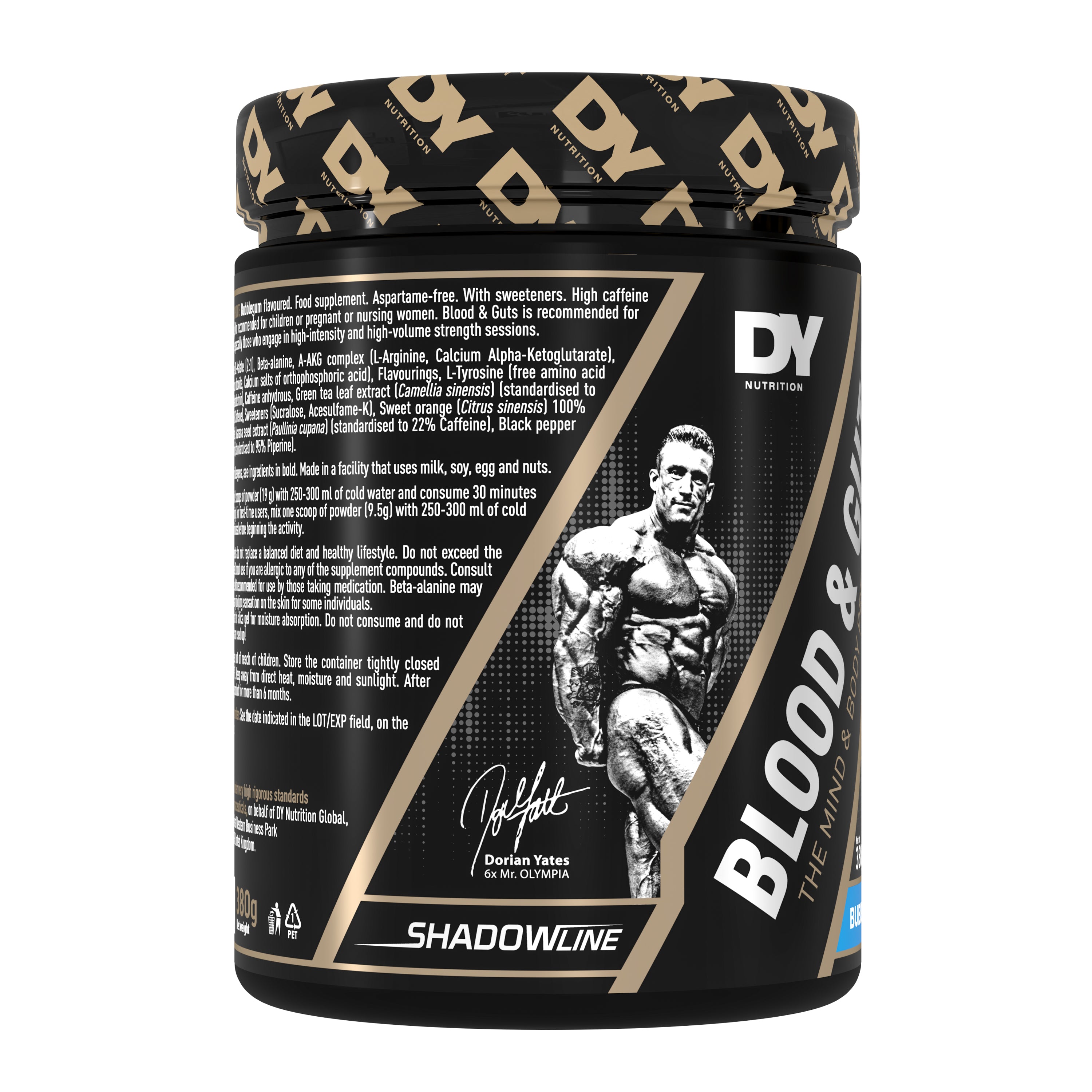 DY Blood and Guts Pre-Workout 380g - Bubble Gum