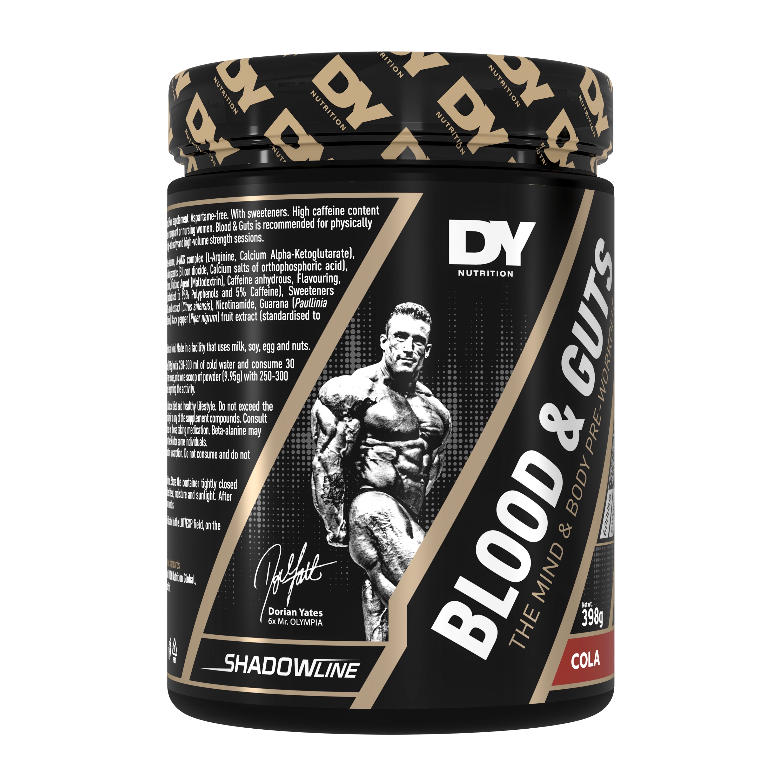 DY Blood and Guts Pre-Workout 380g -cola