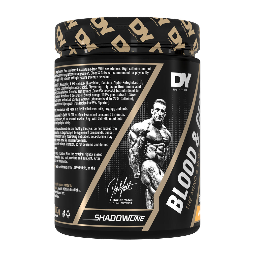 DY Blood and Guts Pre-Workout 380g -mango