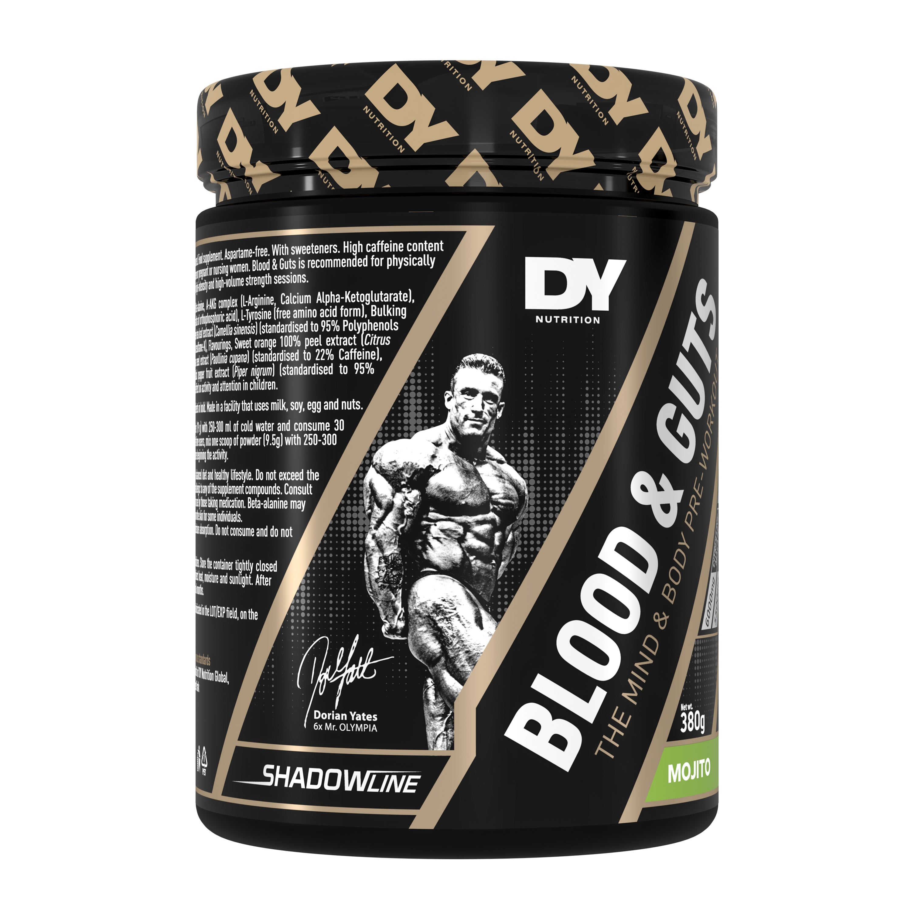 DY Blood and Guts Pre-Workout 380g - Mojito