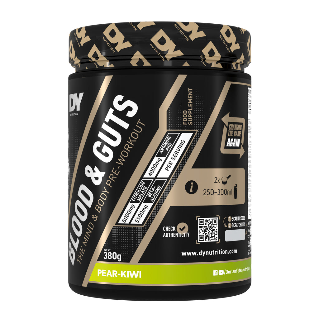 DY Blood and Guts Pre-Workout 380g - pear kiwi