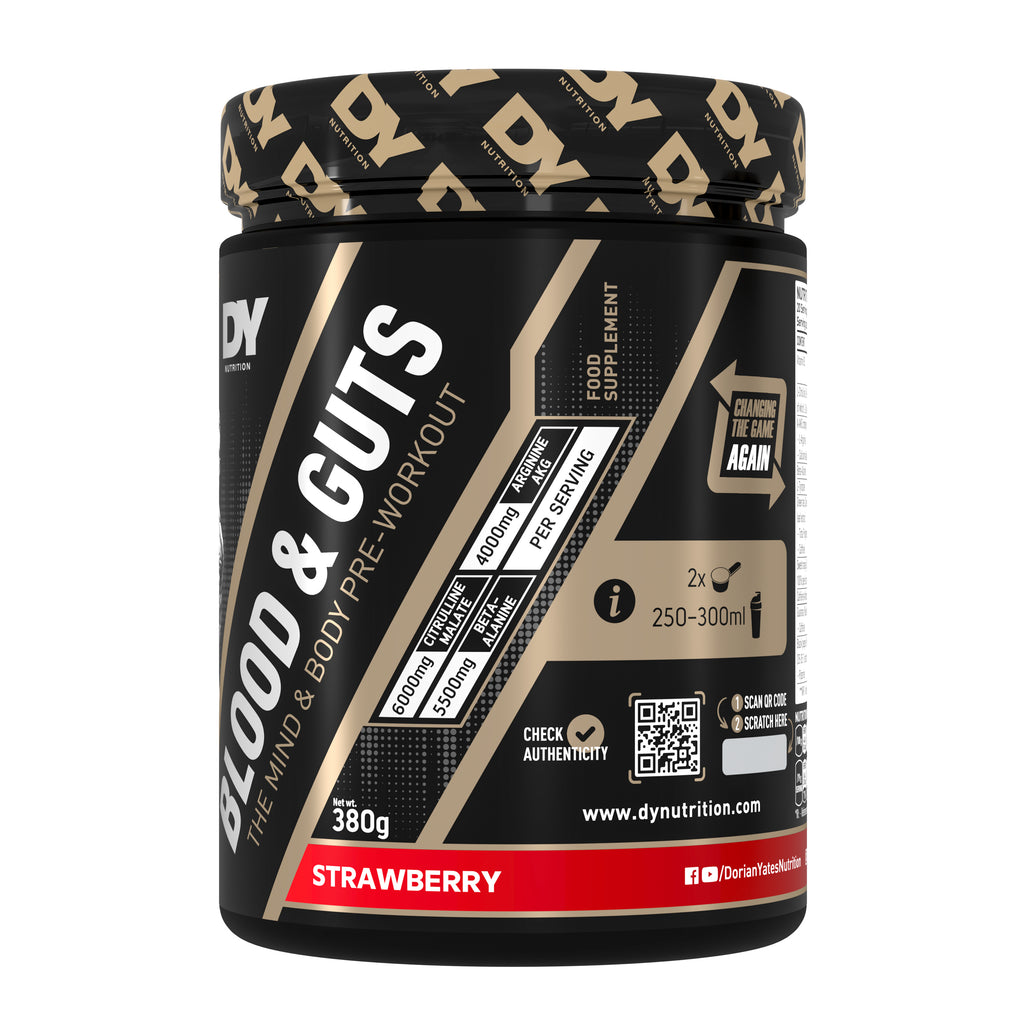 DY Blood and Guts Pre-Workout 380g - strawbery