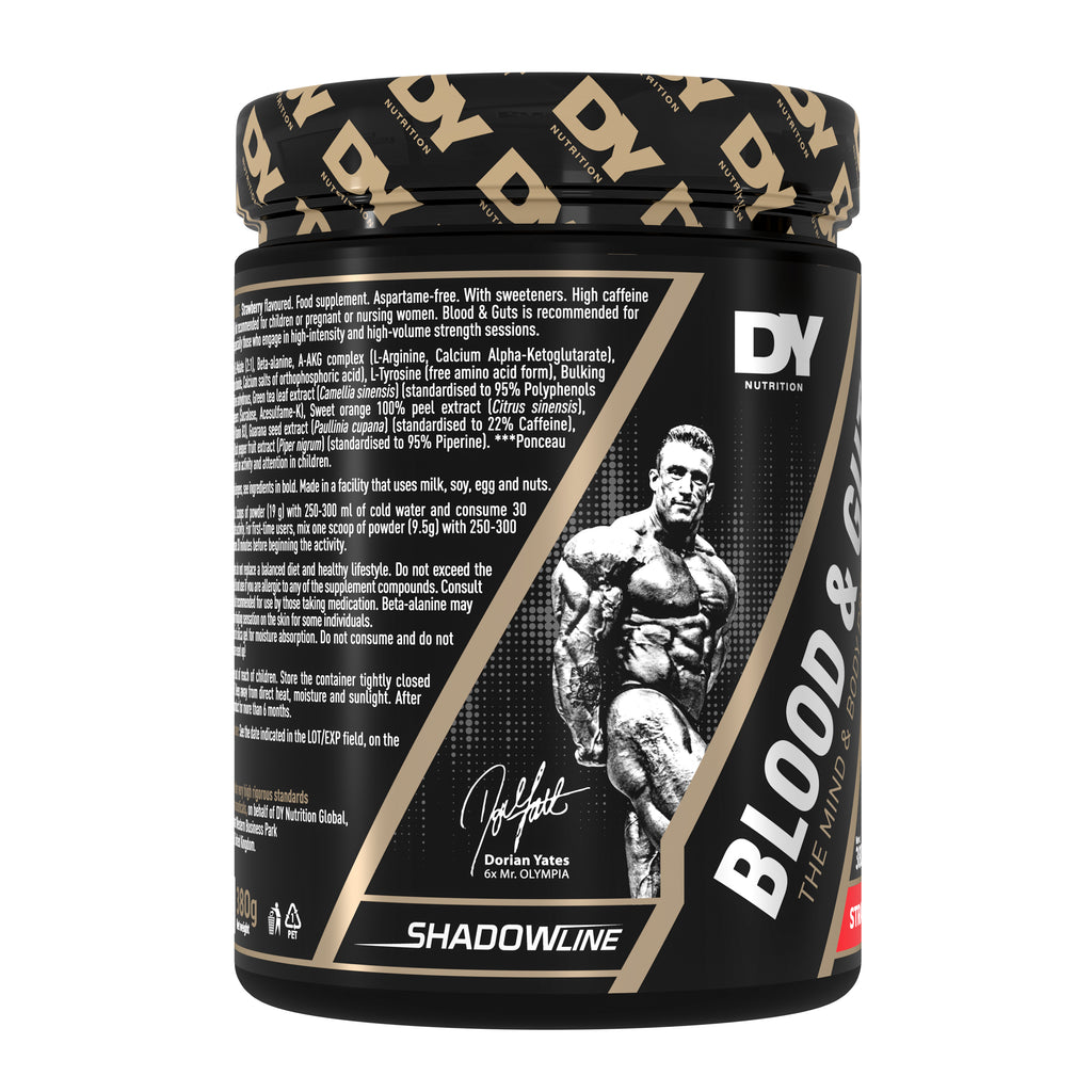 DY Blood and Guts Pre-Workout 380g - strawbery