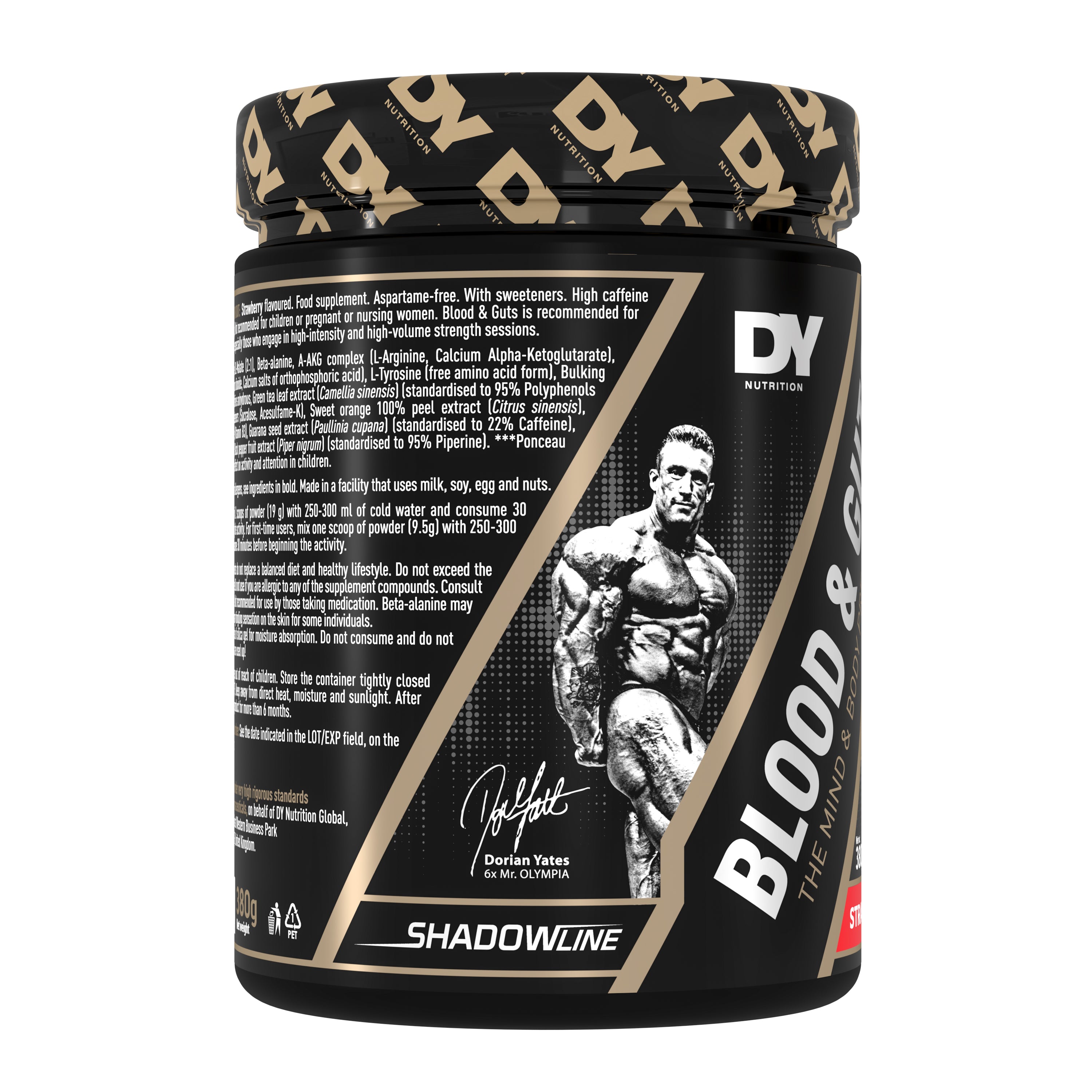 DY Blood and Guts Pre-Workout 380g - strawbery