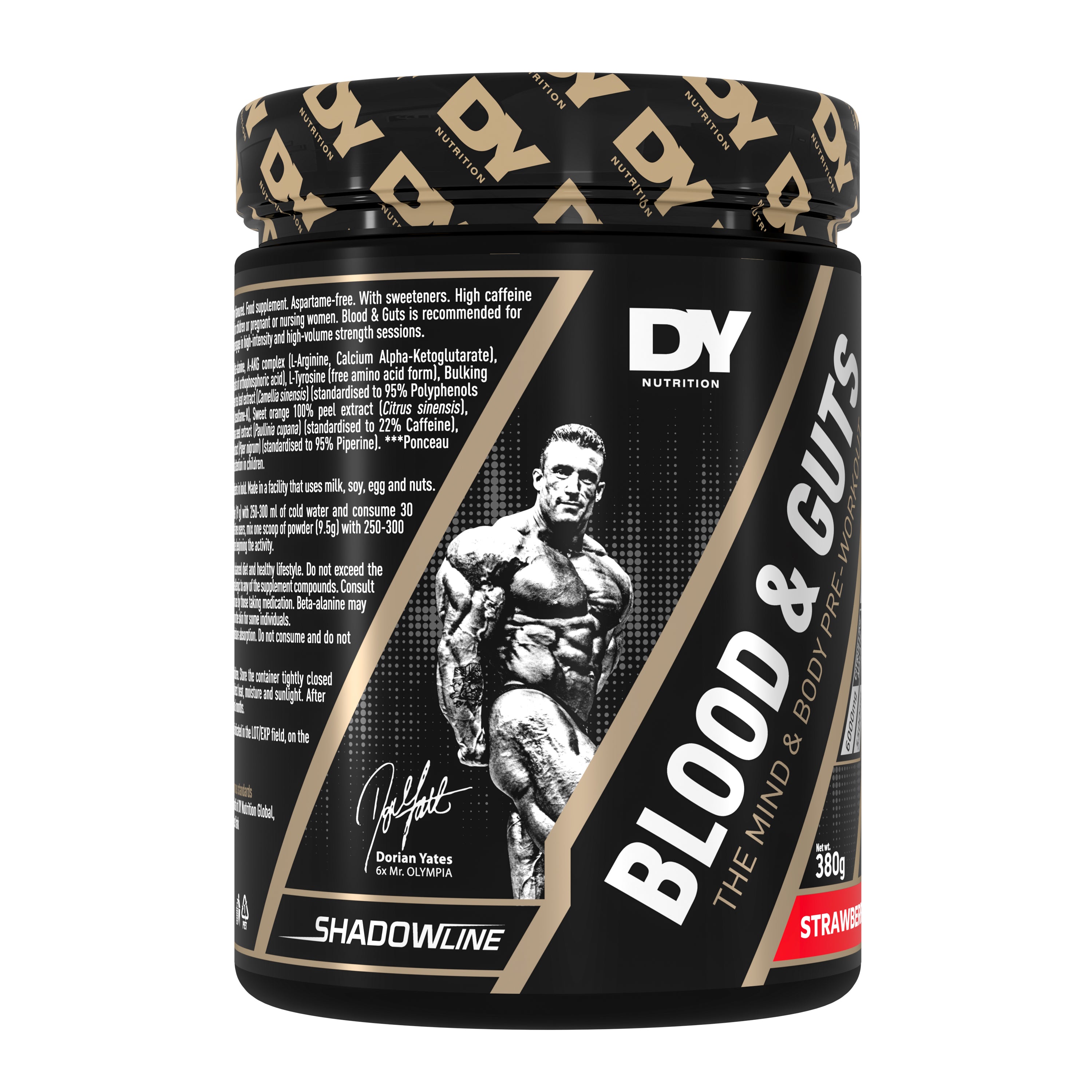 DY Blood and Guts Pre-Workout 380g - strawbery