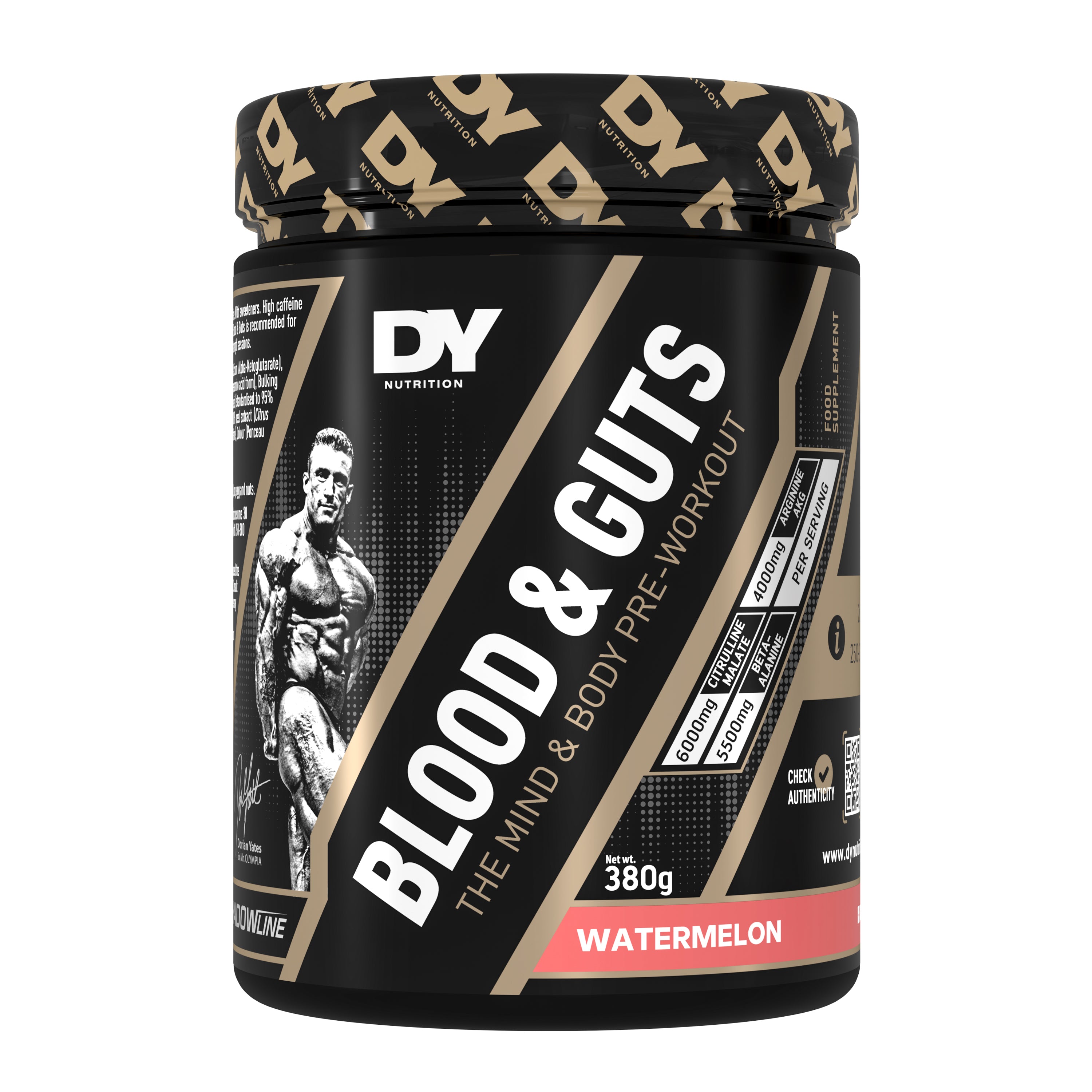 DY Blood and Guts Pre-Workout 380g - watermelon