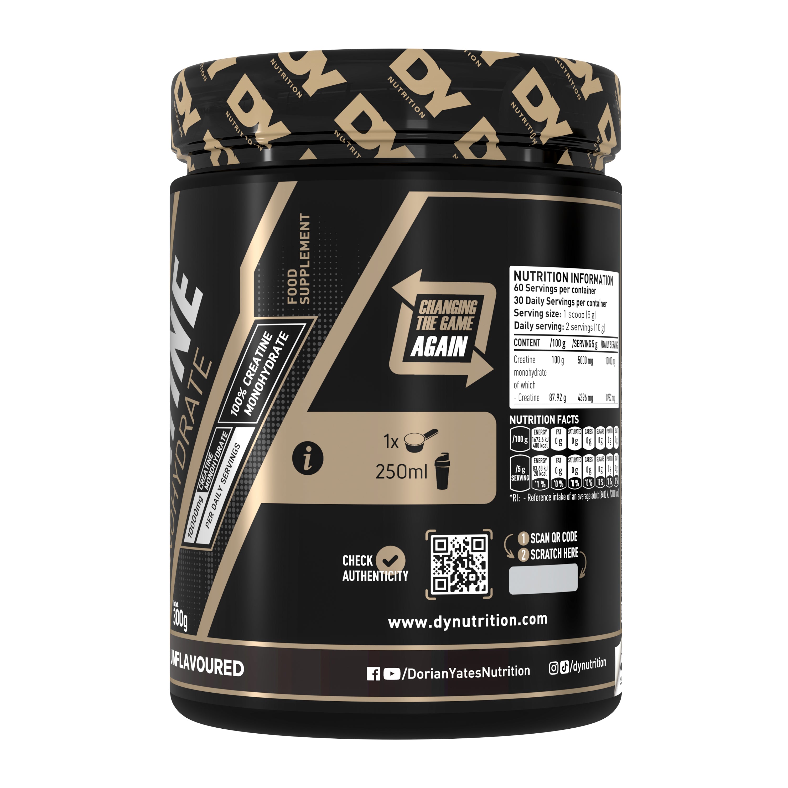 DY Creatine Monohydrate 300g