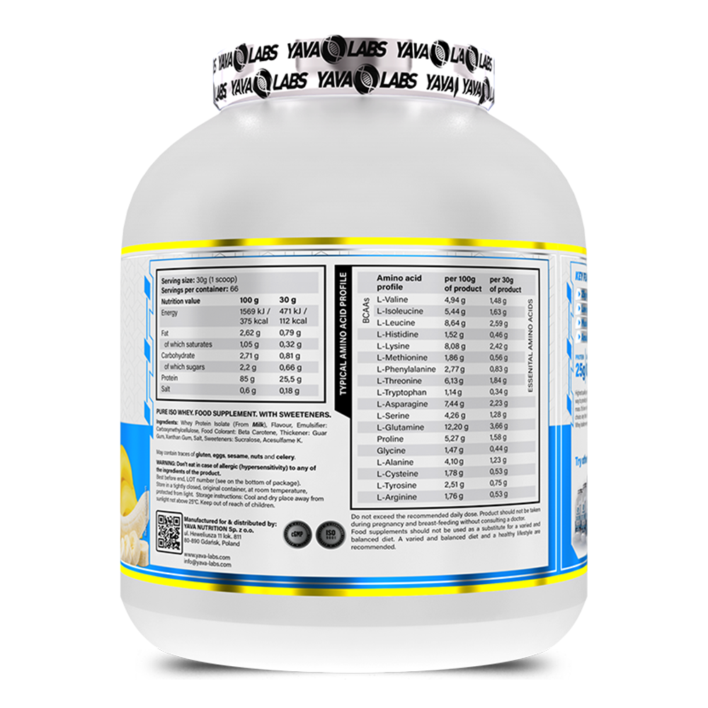 YAVA LABS ISO CAMP + Creatine - Chocolate Caramel Toffee
