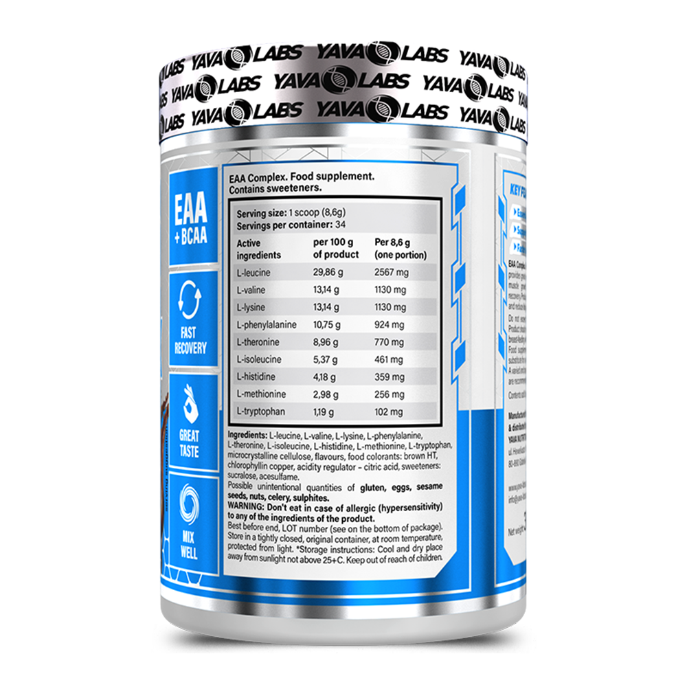 YAVA LABS EAA Complex 300g - Mojito Lemon