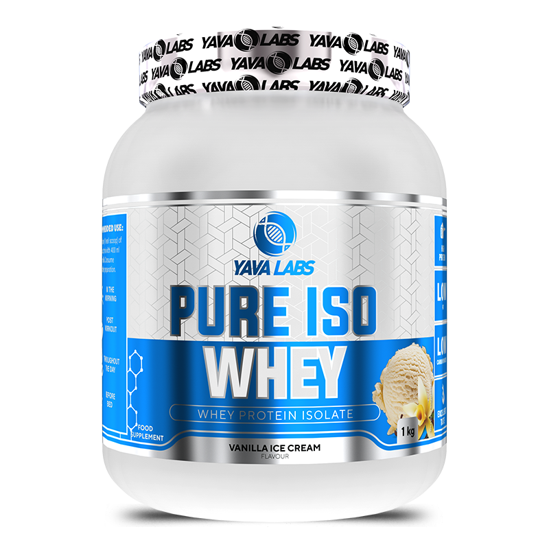 Yava Labs Pure Iso Whey Protein Vanilla Ice Cream Flavor