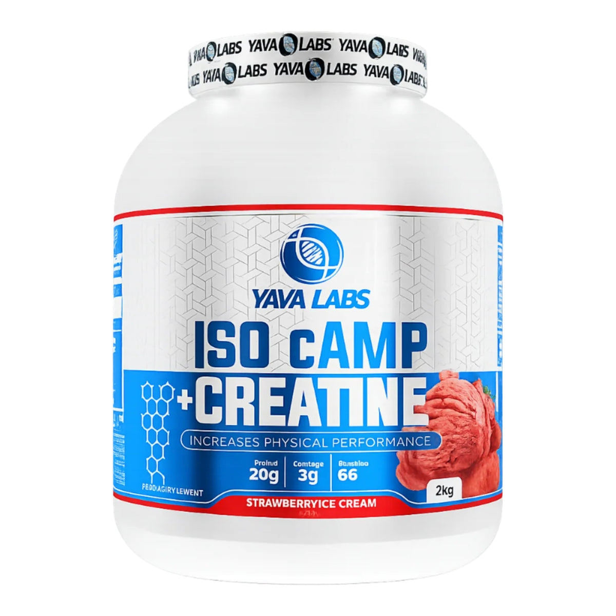 YAVA LABS ISO CAMP + Creatine - Strawberry Ice Cream