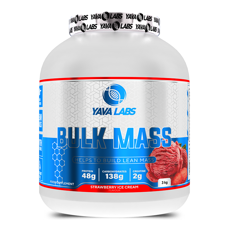 Yava Labs Bulk Mass Strawberry Ice Cream Flavor