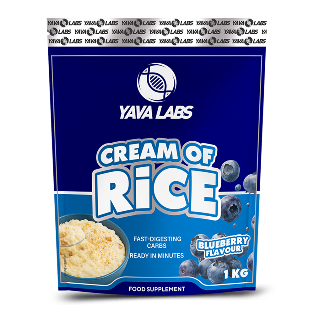 YAVA LABS Cream Of Rice 1kg - Blueberry