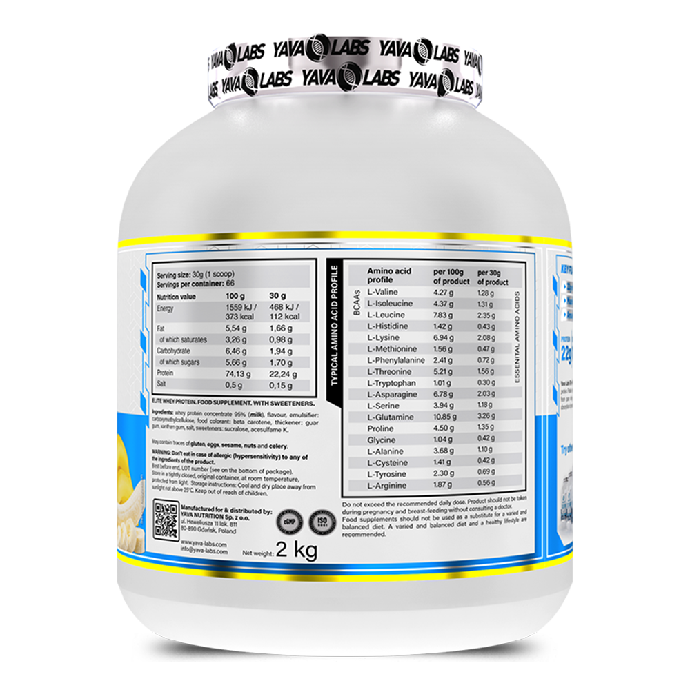 YAVA LABS Elite Whey Protein - Chocolate Caramel Toffee