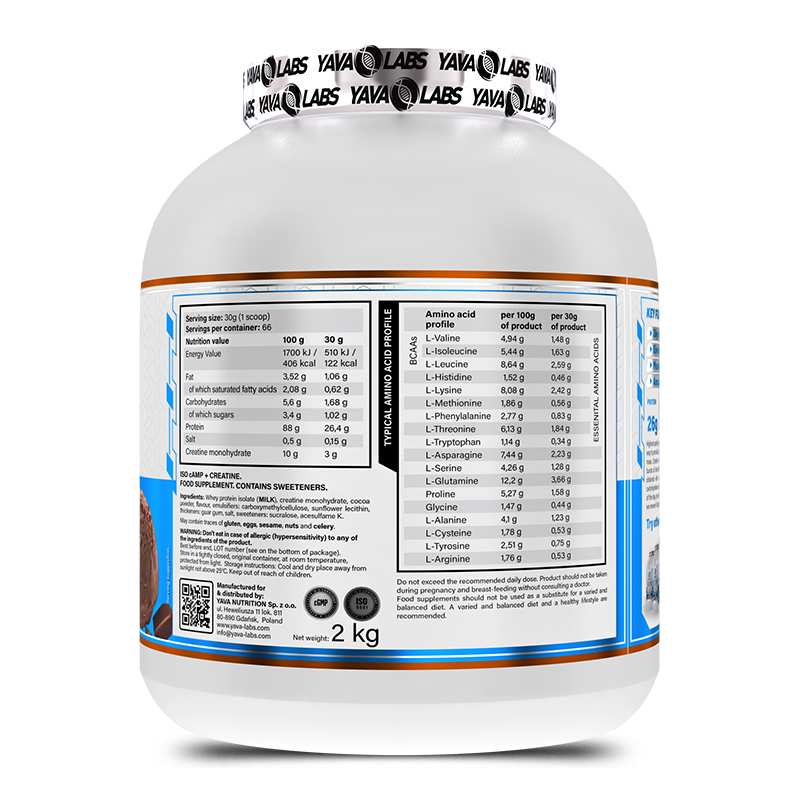 Yava Labs Whey CAMP + Creatine - Salted Caramel