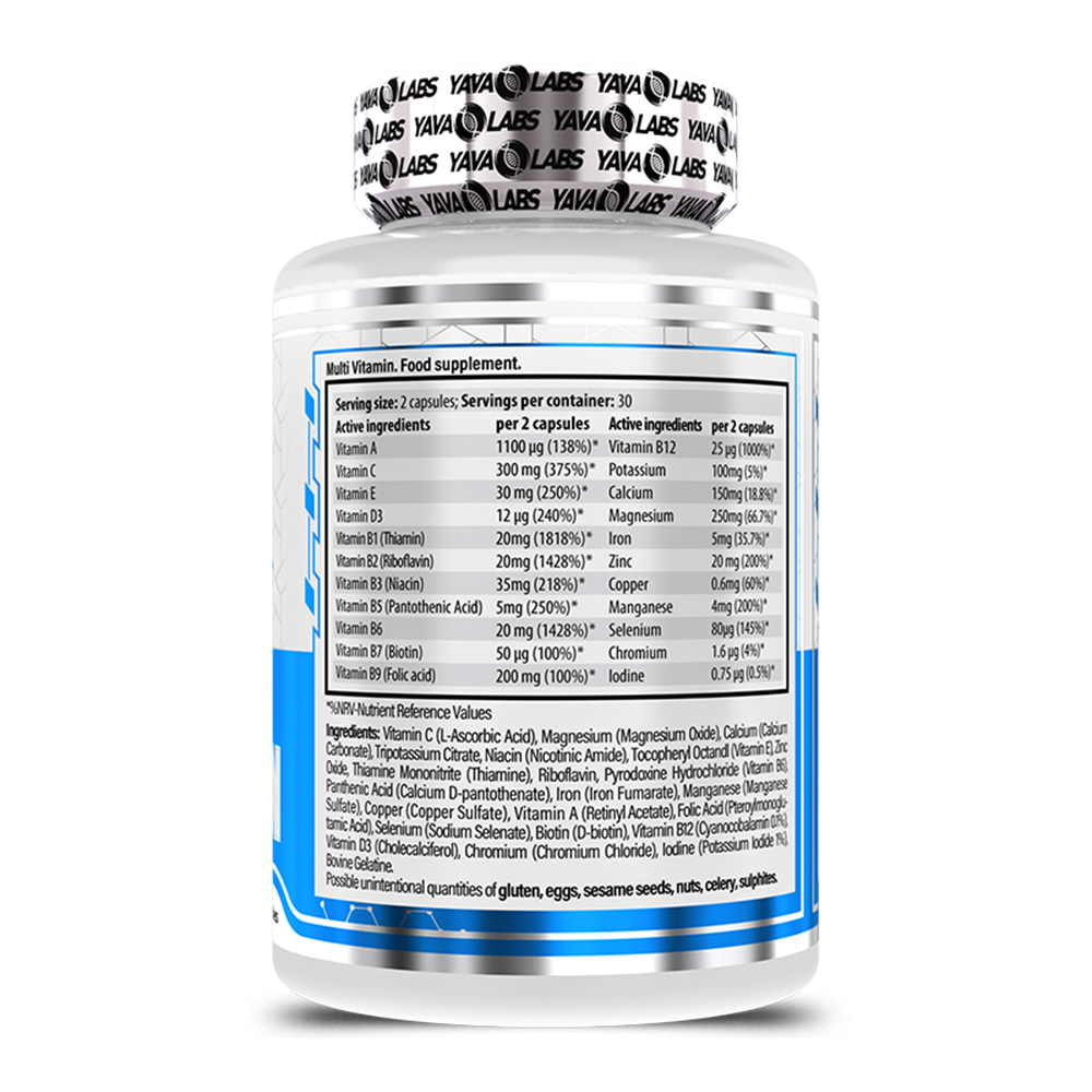 YAVA LABS Multivitamin 60 Caps