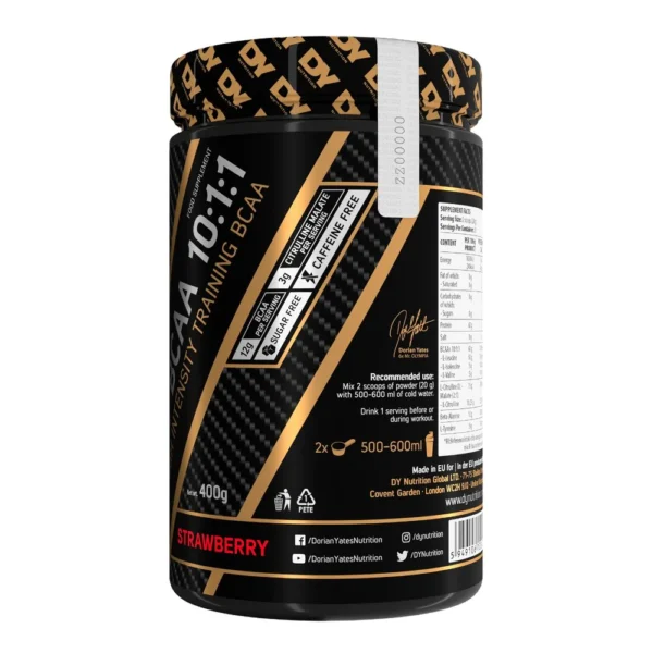 DY HIT BCAA 10:1:1 400g, 20 Servings - Image 2