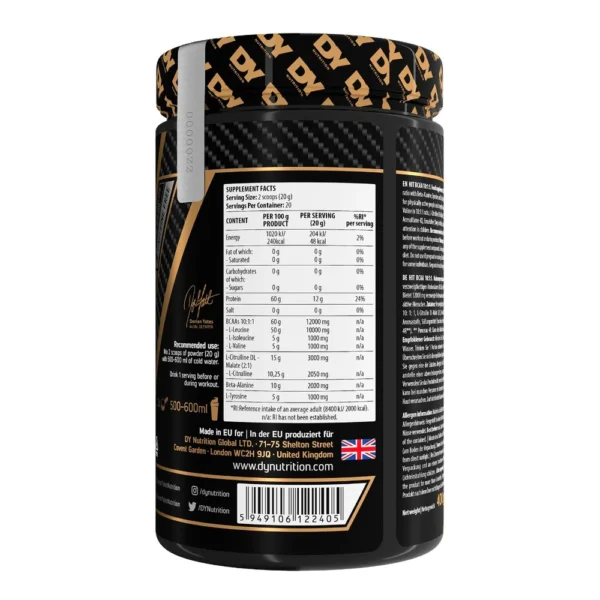DY HIT BCAA 10:1:1 400g, 20 Servings - Image 3