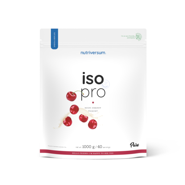NUTRIVERSUM PURE ISO PRO CHERRY-YOGURT 1000g